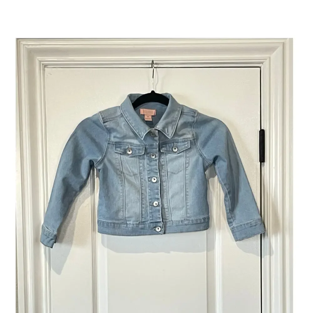 Squeeze Girls Faded Jean Jacket Size 6